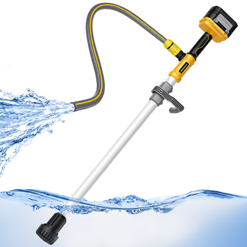MekiPow Cordless Stick Water Transfer Pump Compatible with DeWalt 20V Battery, 780 GPH Portable Battery Powered Sump Pump For Pool, Garden, Pond (Tool Only)