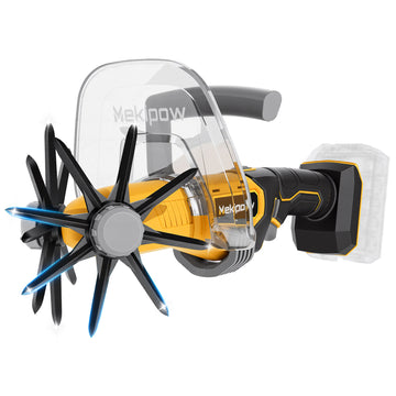 Mini Handheld Tiller Cultivator for Gardening Compatible for Dewalt 20V Battery, Electric Cordless Garden Rototiller for Lawn/Gardening/Soil Cultivation（No Battery）